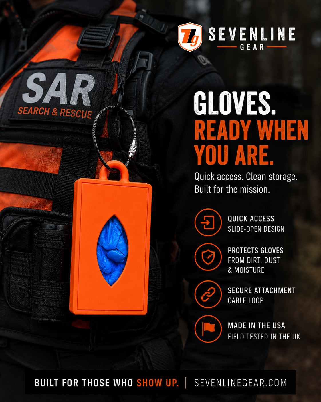 SevenLine Gear Glove Holder